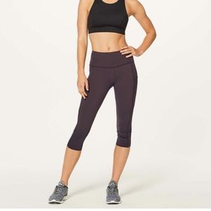 Lululemon Fast And Free Crop Leggings